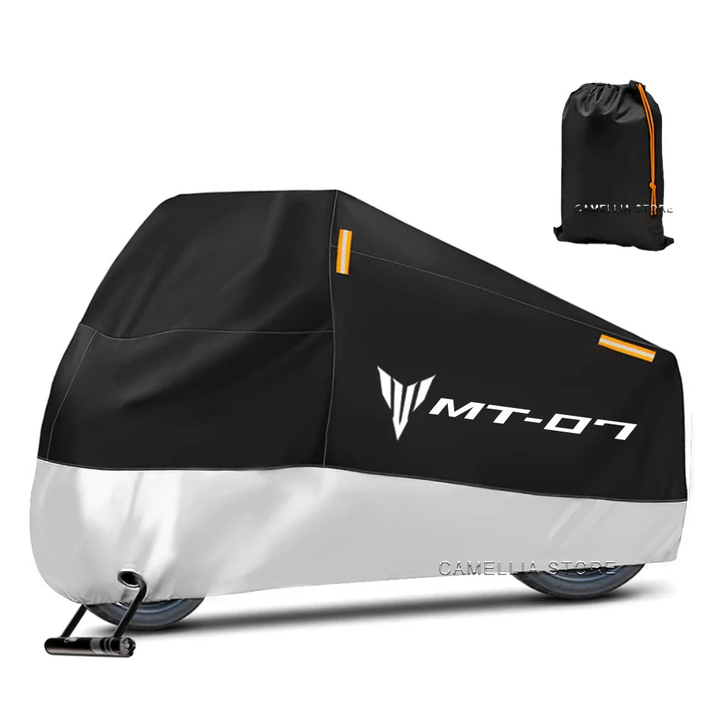For YAMAHA MT-07 MT07 MT 07 2014-2022 2021 2020 2019 Motorcycle Cover Waterproof Outdoor Rain Dustproof UV Protector Covers